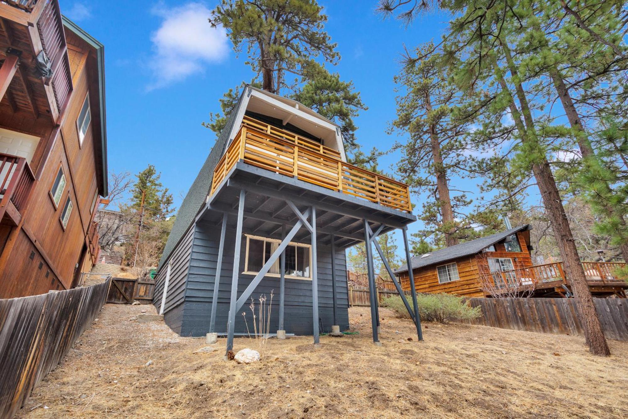 ביג בר לייק Cozy Crescent Tree Cabin Near Bear Mountain מראה חיצוני תמונה