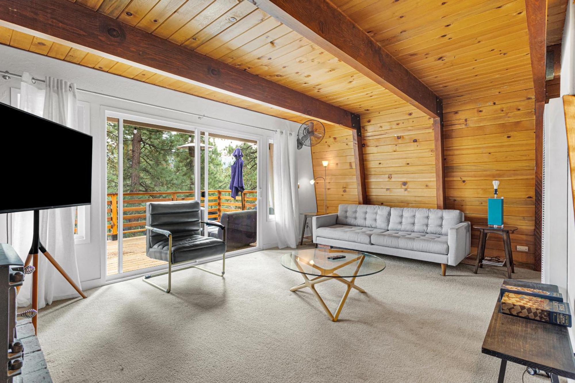 ביג בר לייק Cozy Crescent Tree Cabin Near Bear Mountain מראה חיצוני תמונה